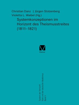 cover image of Systemkonzeptionen im Horizont des Theismusstreites (1811–1821)